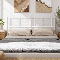 Versatile 135cm Metal Headboard for Practical Bedroom Use