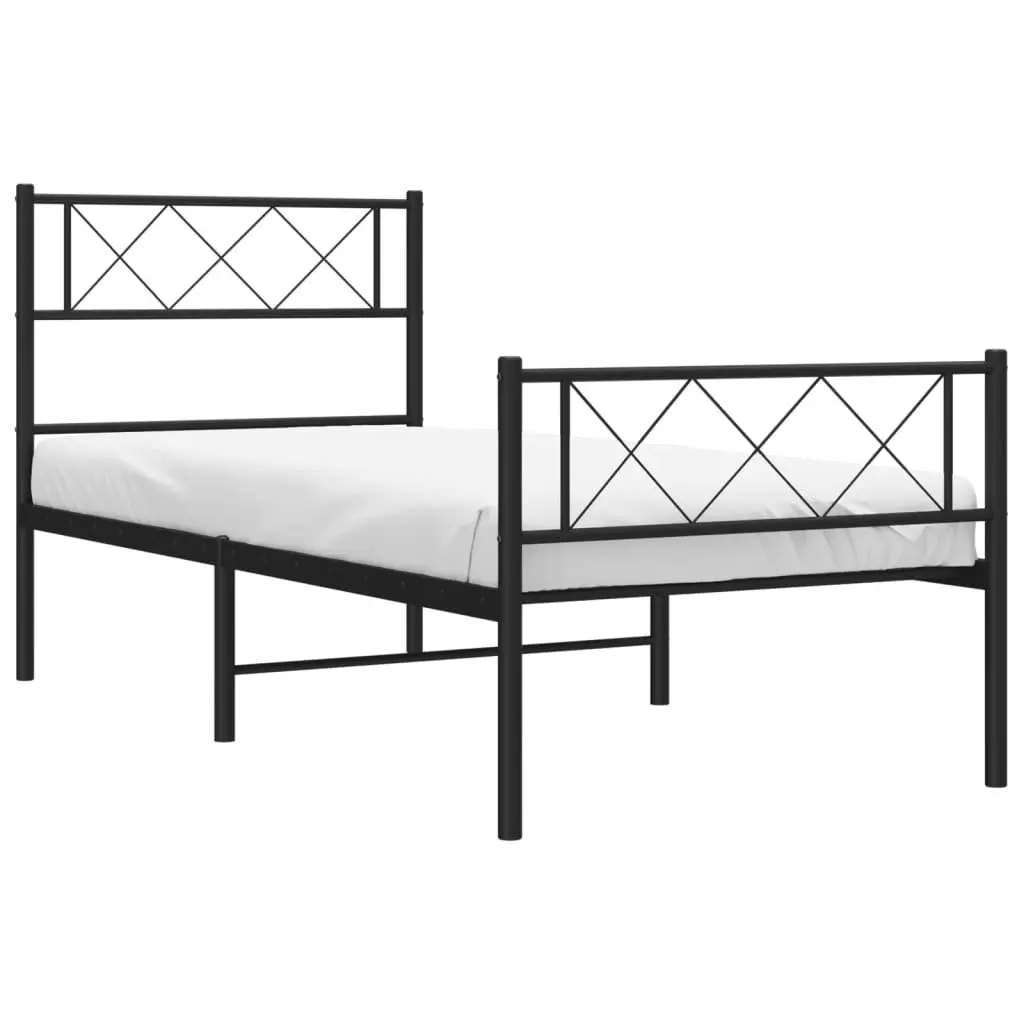 Black Metal Bed Frame for Real-Life Use