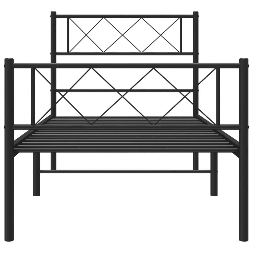 Black Metal Bed Frame for Real-Life Use