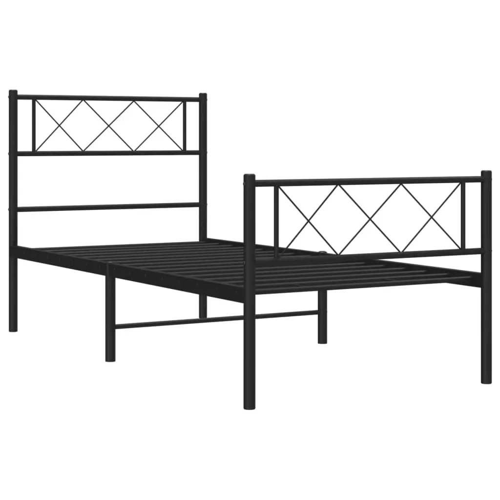 Black Metal Bed Frame for Real-Life Use