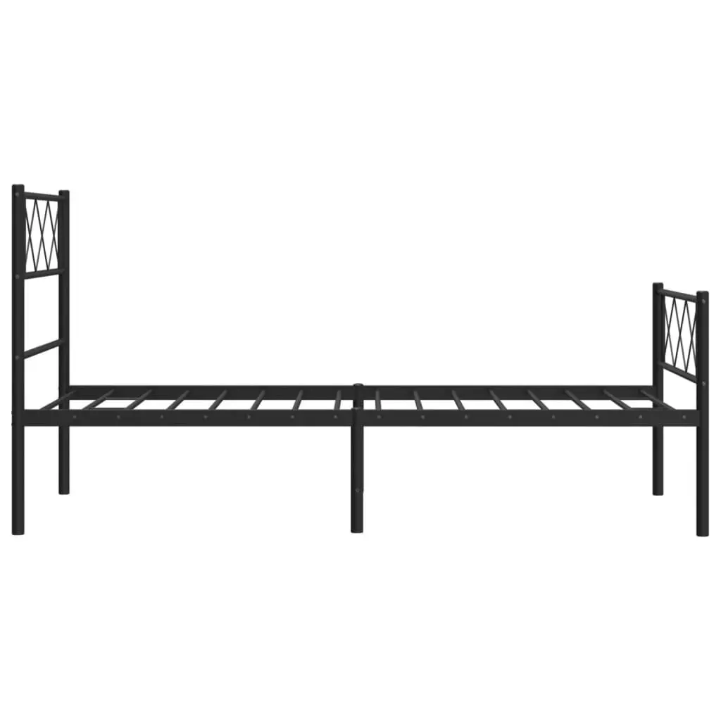 Black Metal Bed Frame for Real-Life Use