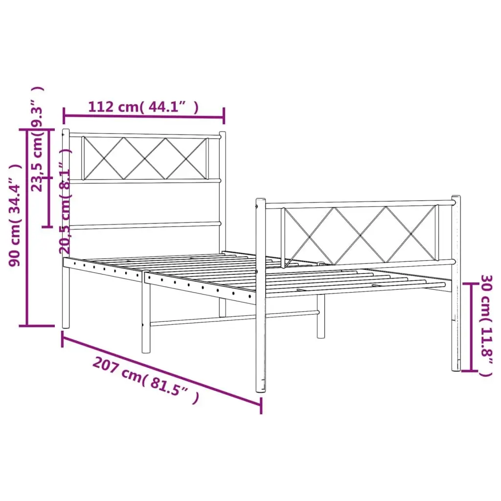 Black Metal Bed Frame for Real-Life Use