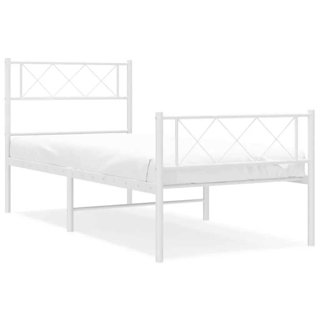 Metal Bed Frame King Single 107x203 cm