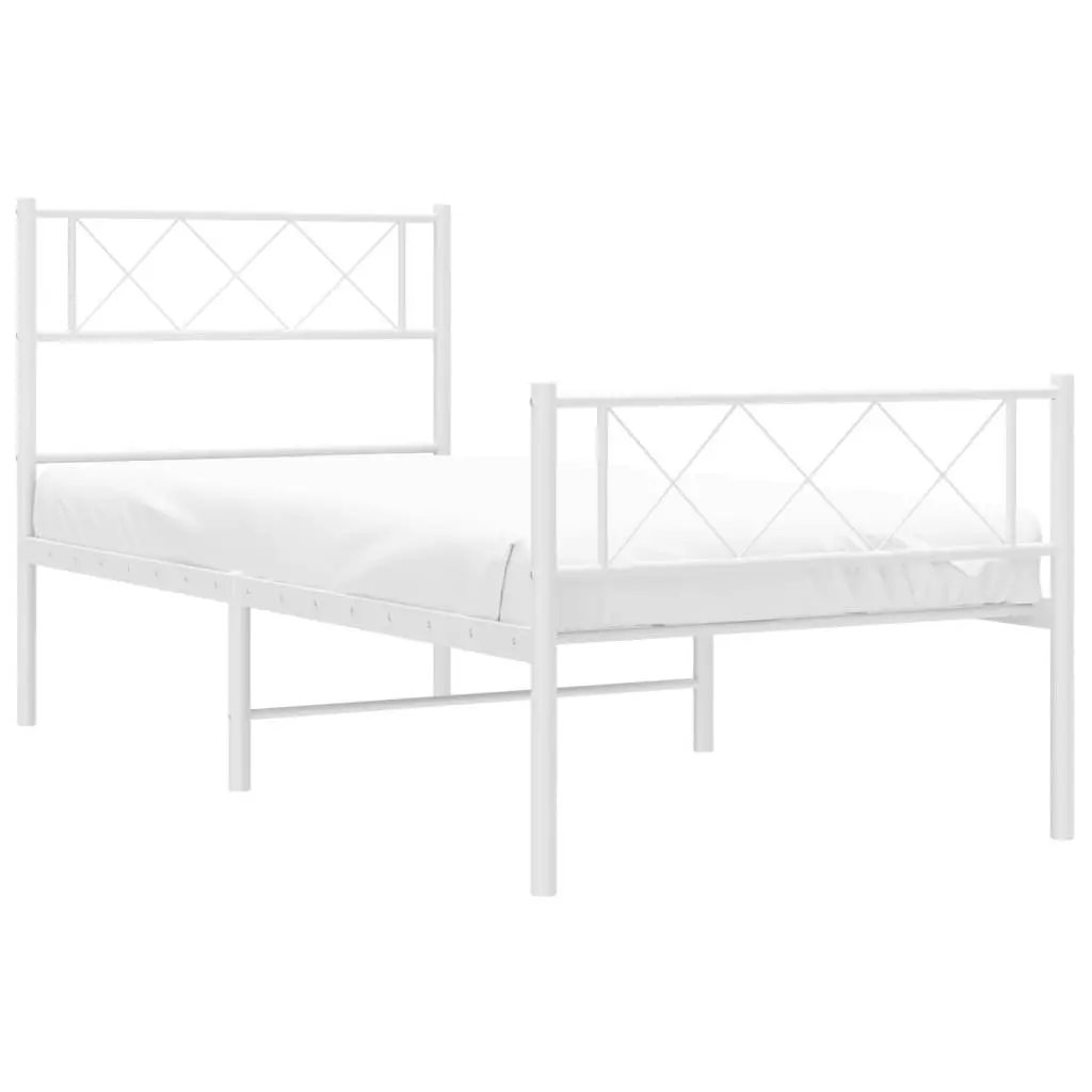 Metal Bed Frame King Single 107x203 cm