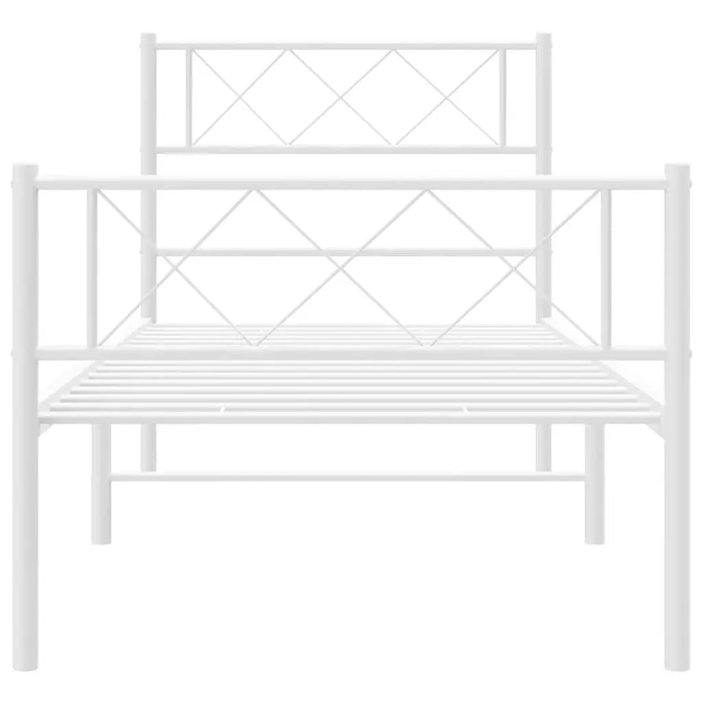 Metal Bed Frame King Single 107x203 cm