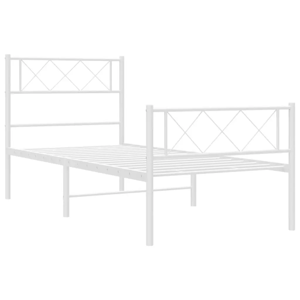Metal Bed Frame King Single 107x203 cm
