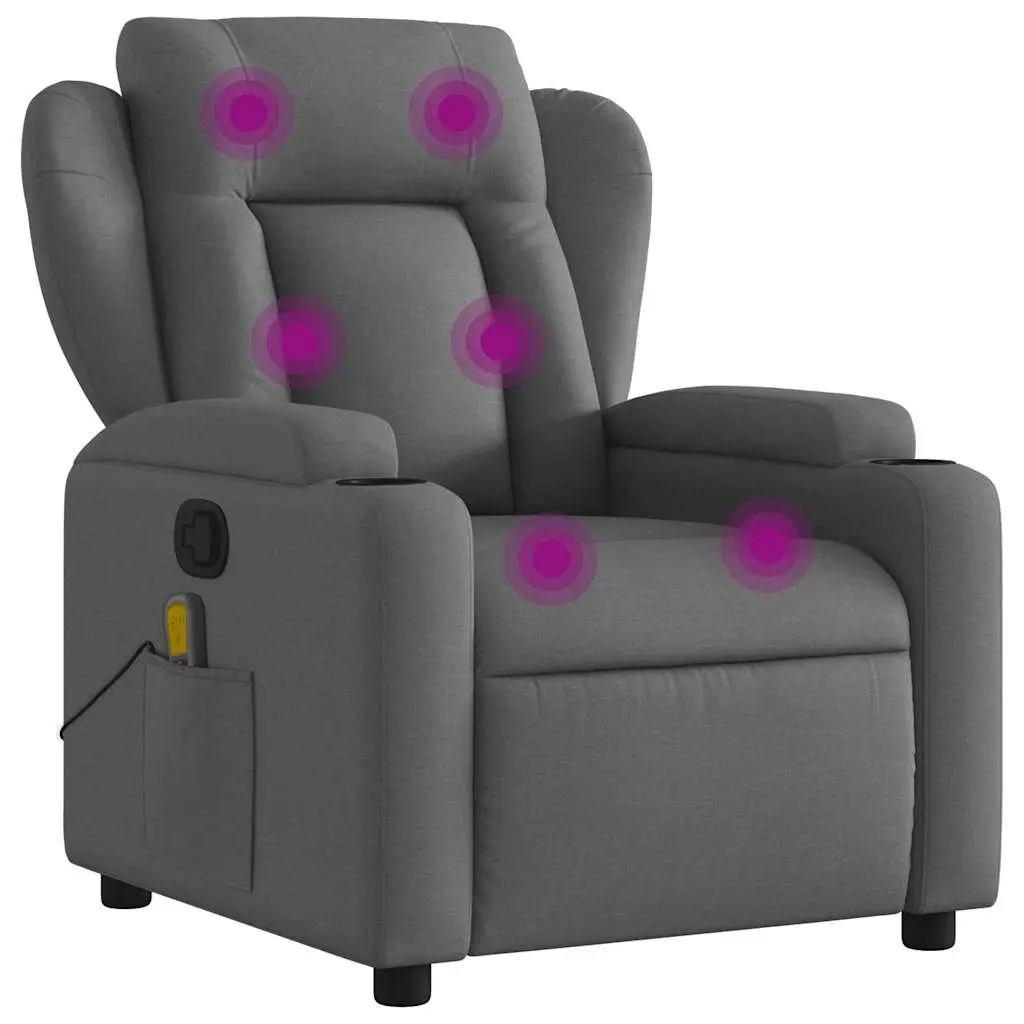 Grey Fabric Recliner for Relaxing Evenings