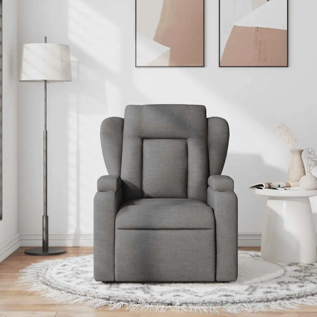 Grey Fabric Recliner for Relaxing Evenings