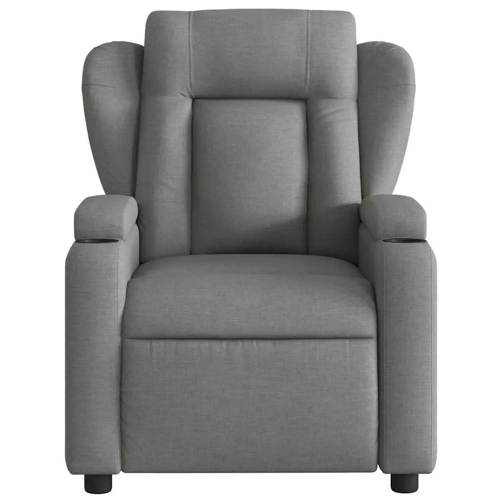 Grey Fabric Recliner for Relaxing Evenings