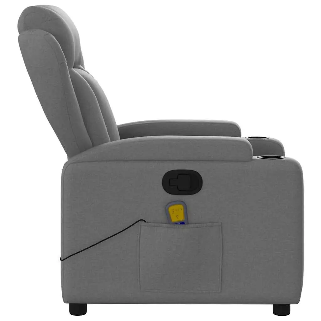 Grey Fabric Recliner for Relaxing Evenings