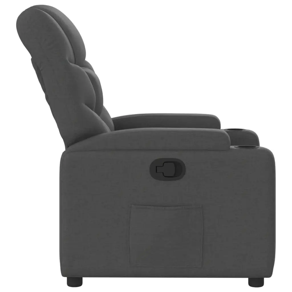 Recliner Chair Manual Recline Armchair Grey