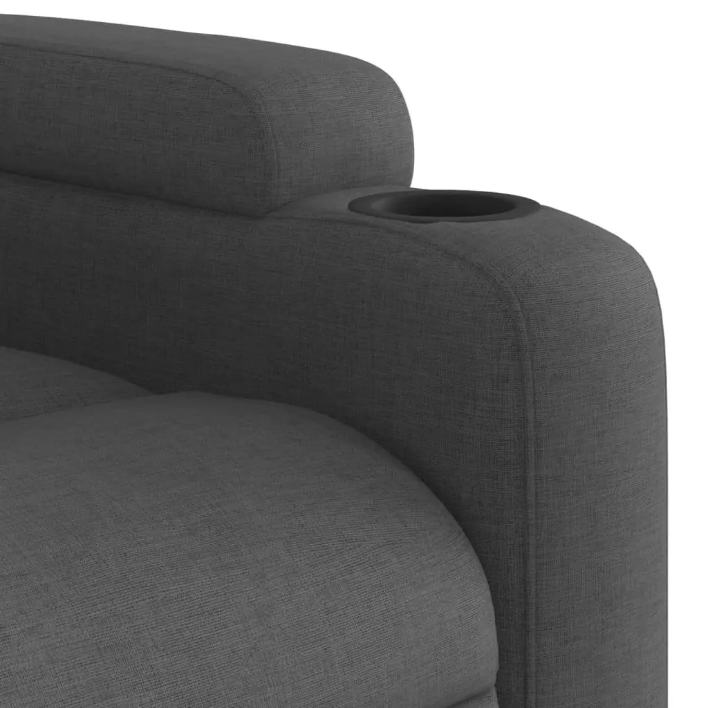 Recliner Chair Manual Recline Armchair Grey