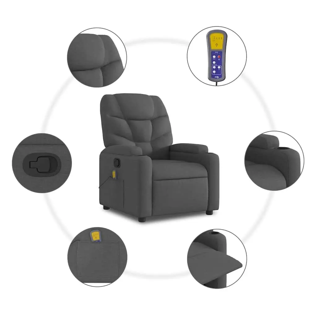 Grey Recliner Chair for Home Relaxation
