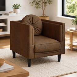 Ideal Brown Sofa Chair for Living Room Relaxation