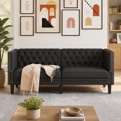 Practical 2-Seater Chesterfield Sofa for Home Use