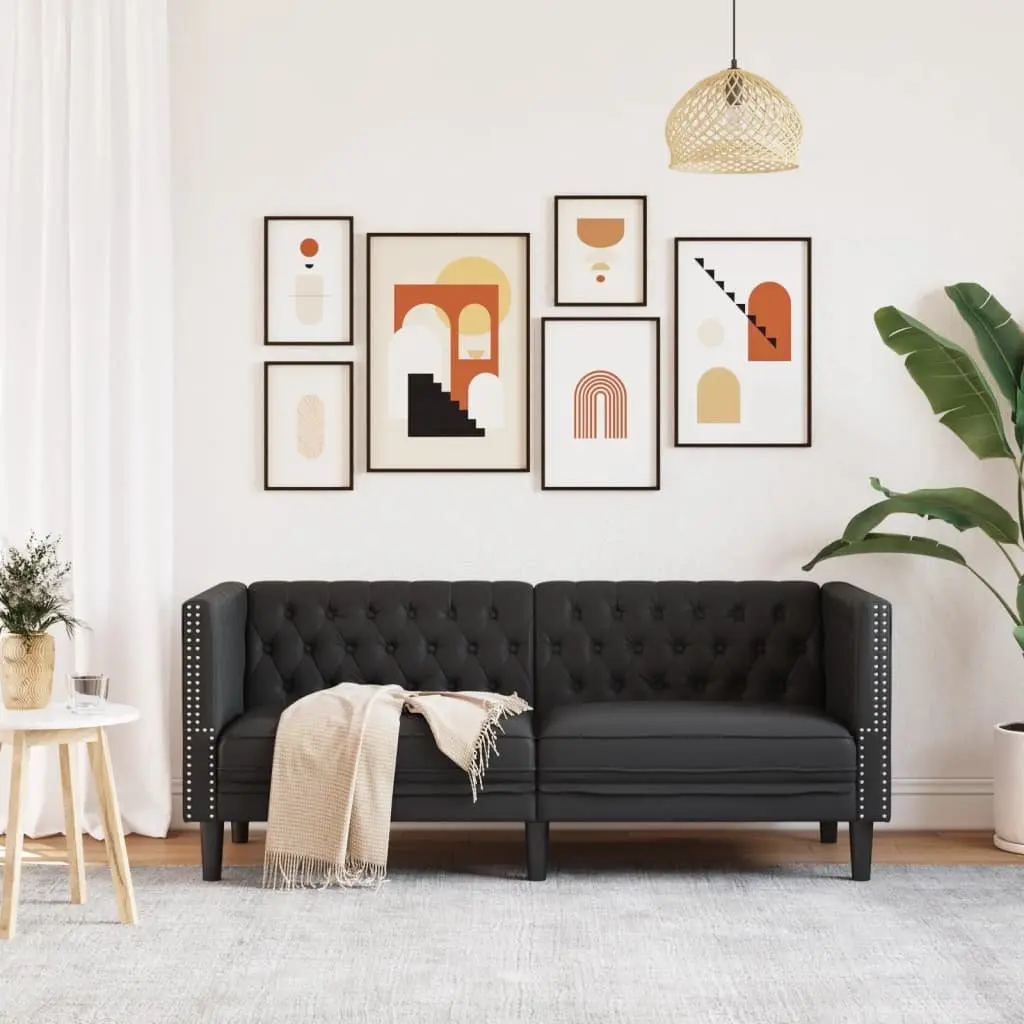 2-Seater Chesterfield Sofa for Home Use