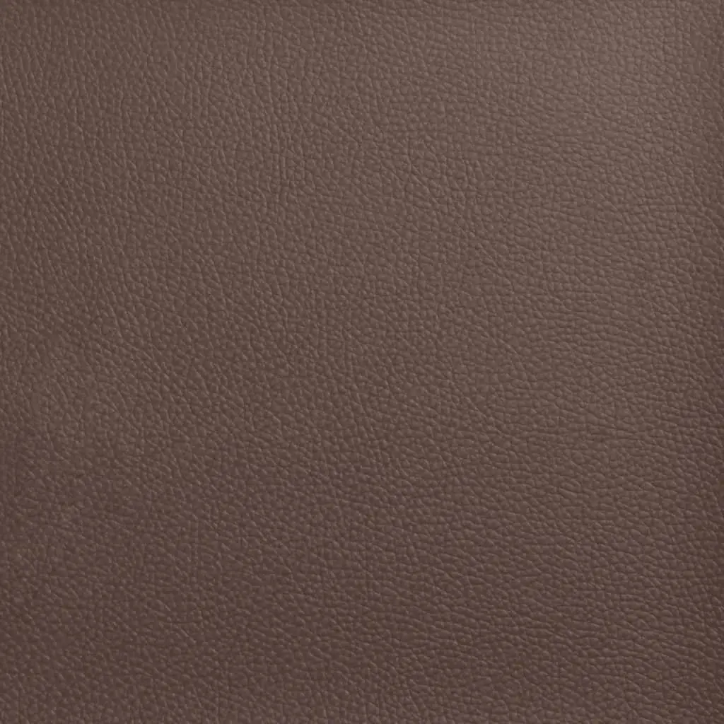 Chesterfield Sofa Faux Leather 2-Seater Brown Button Tufted Armchair