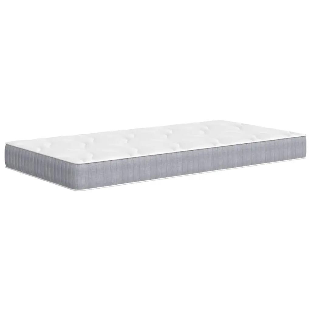 Medium Firm Pocket Spring Mattress Fabric Cover White King Single 107x203cm