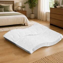 Pocket Spring Mattress King Size 183x203 cm Medium Firmness White Bedding