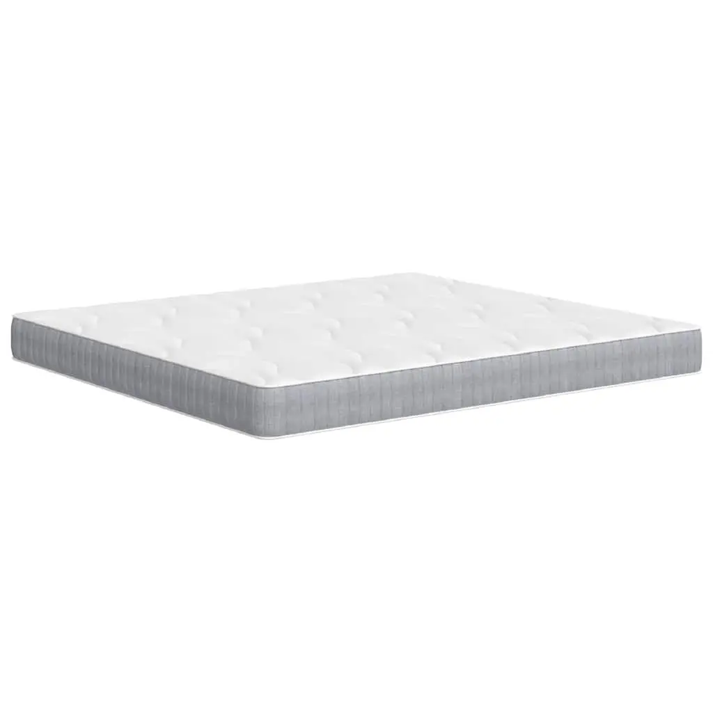 King Size Mattress Medium Firmness Pocket Spring Construction 183x203 cm White