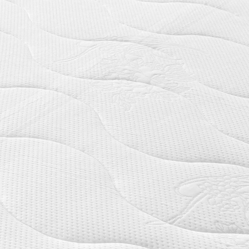 King Size Mattress Medium Firmness Pocket Spring Construction 183x203 cm White