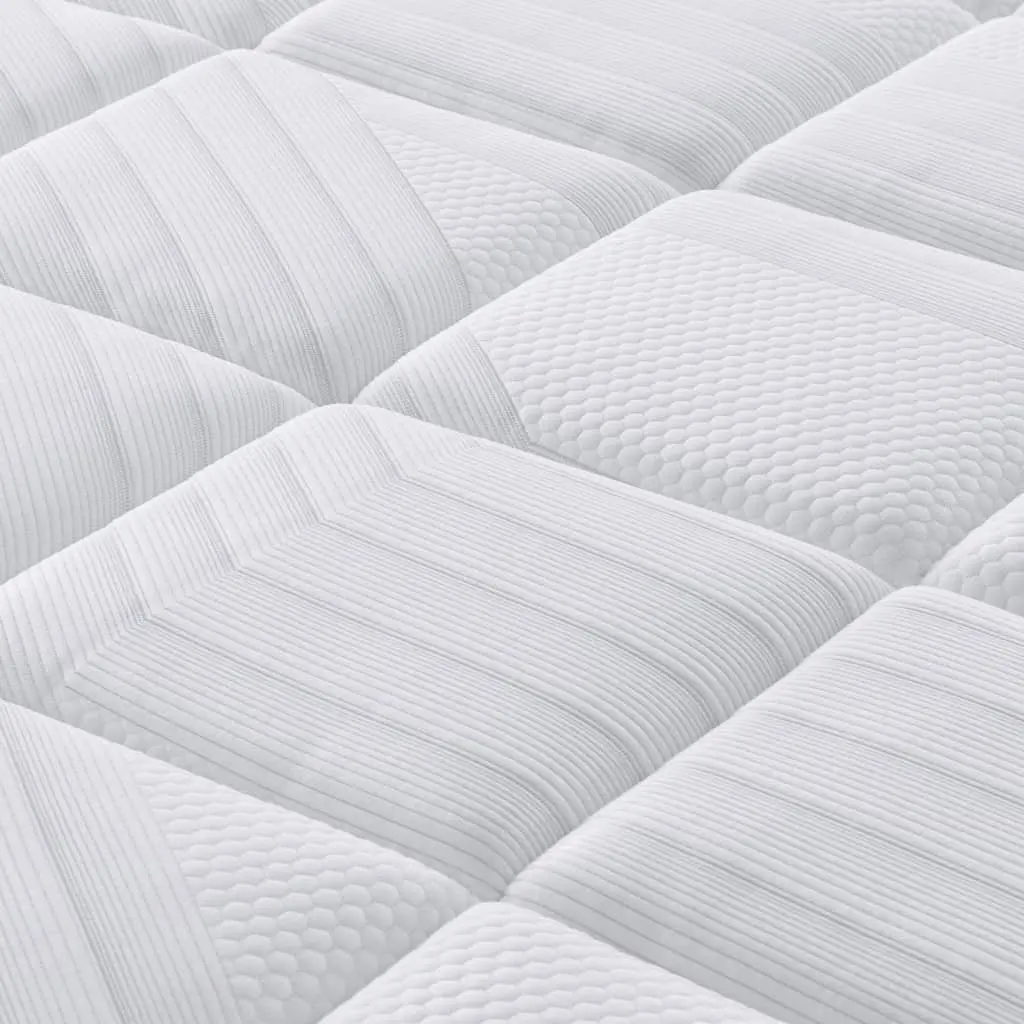 Pocket Spring Mattress 90x190cm White Medium Plus Comfort Support