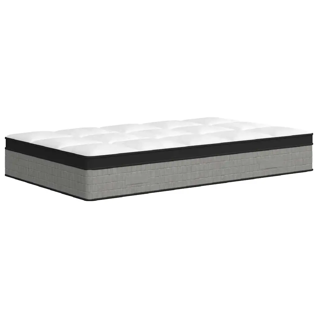 Pocket Spring Mattress White King Single 107x203cm 7 Zones Medium Firm Construction