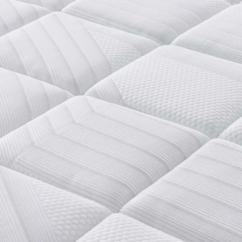 Pocket Spring Mattress White King Single 107x203cm 7 Zones Medium Firm Construction