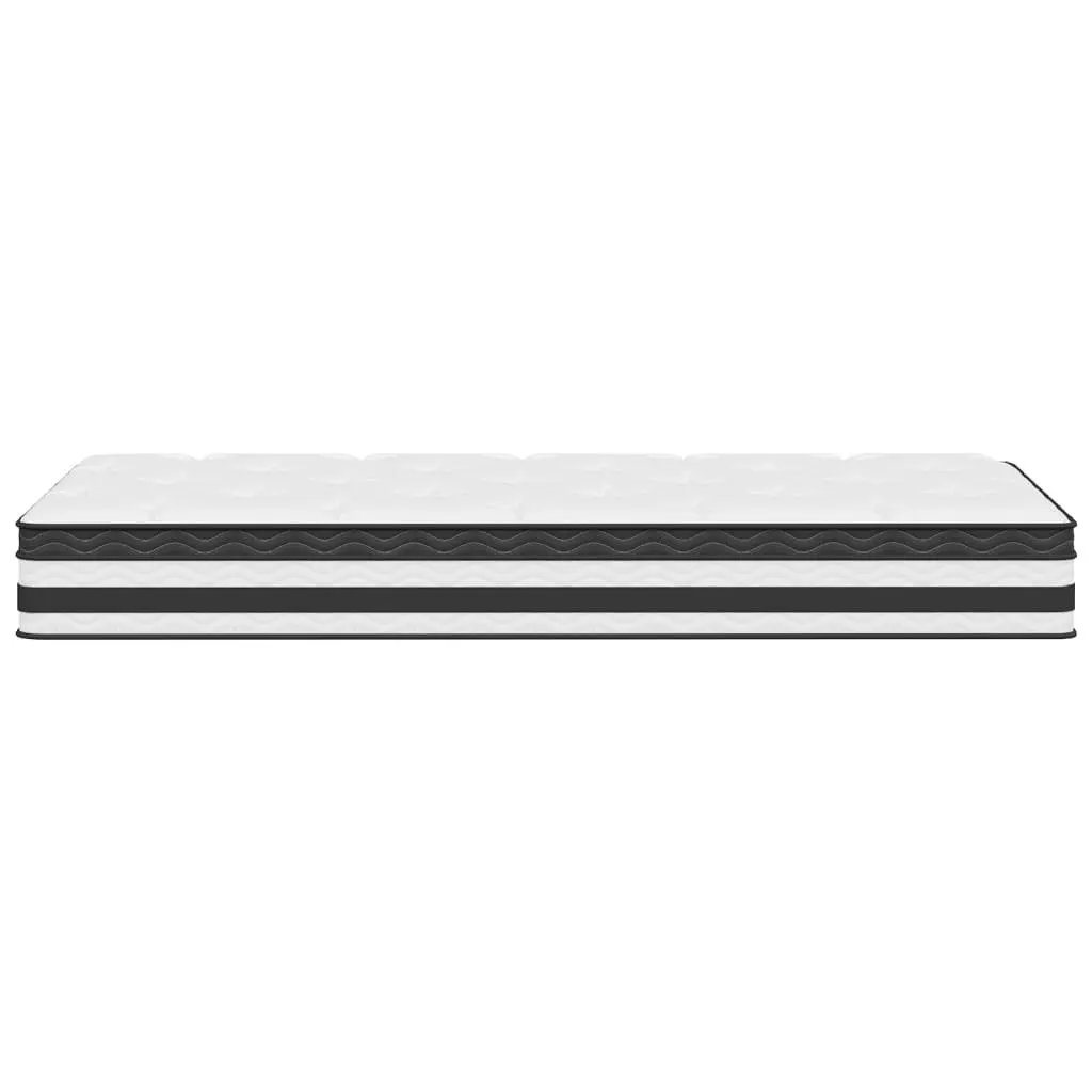 Pocket Spring Mattress Medium Firm 90x190 cm White Foam Support