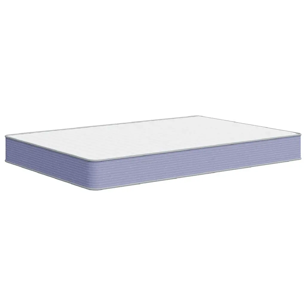 Foam Mattress Springless Double-Sided 137x190 cm Medium Soft White