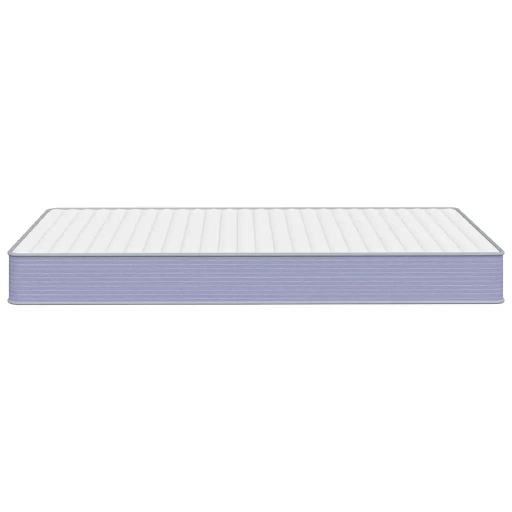 Foam Mattress Springless Double-Sided 137x190 cm Medium Soft White