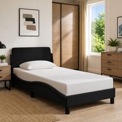 Versatile Dover Black Bed Frame 90x190 cm for Any Home