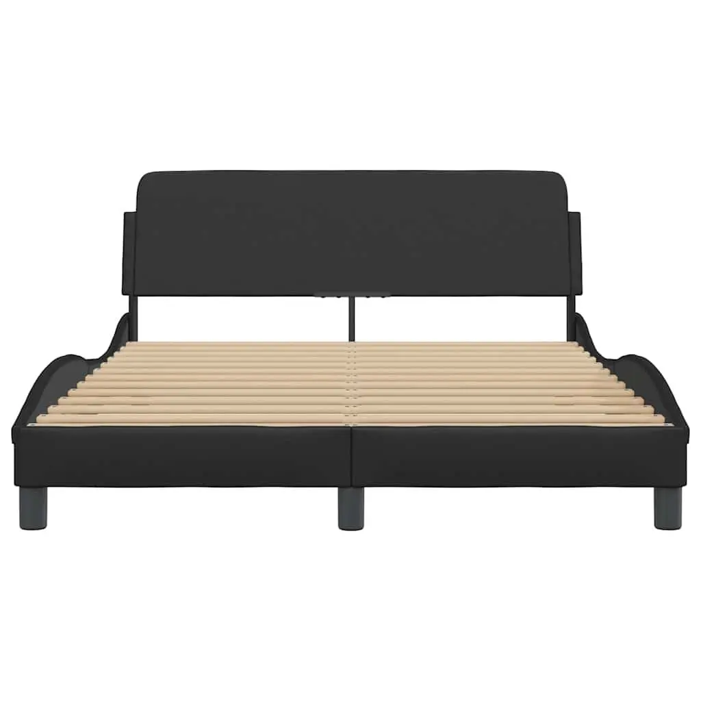 Double Bed Frame with Sturdy Support and Style
