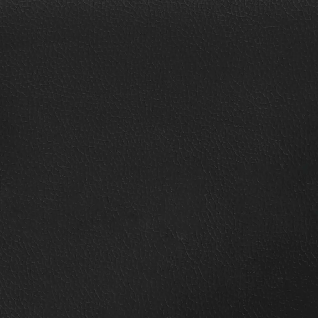 King Single Bed Frame Faux Leather Black Modern Bedroom Furniture 107 x 203 cm