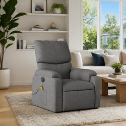 Practical Dark Grey Massage Recliner Chair for Home Use