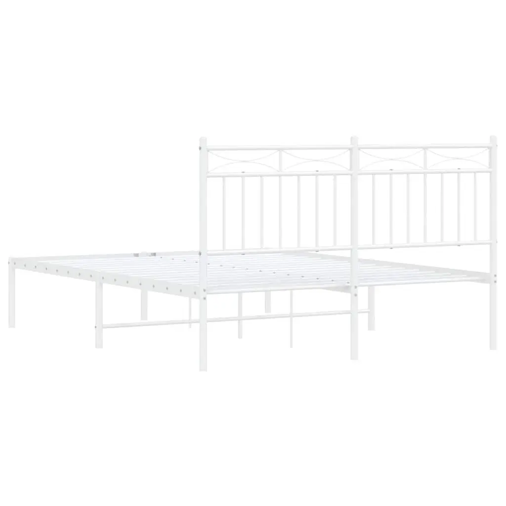 Metal Bed Frame 135x190 cm for Any Bedroom Setting