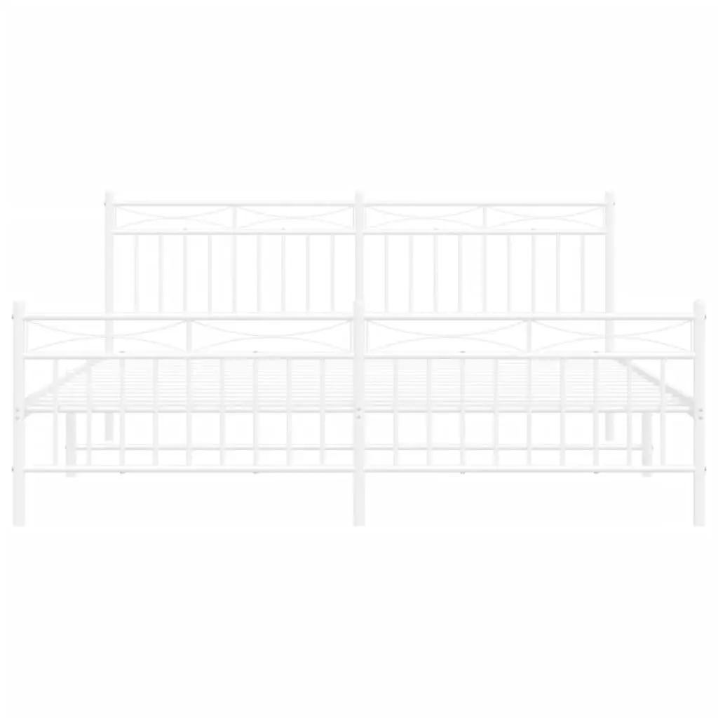 King Size Metal Bed Frame with Storage Space
