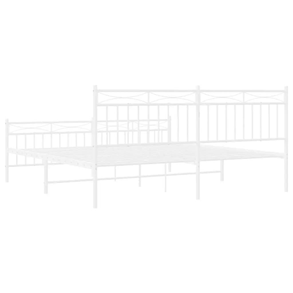 King Size Metal Bed Frame with Storage Space