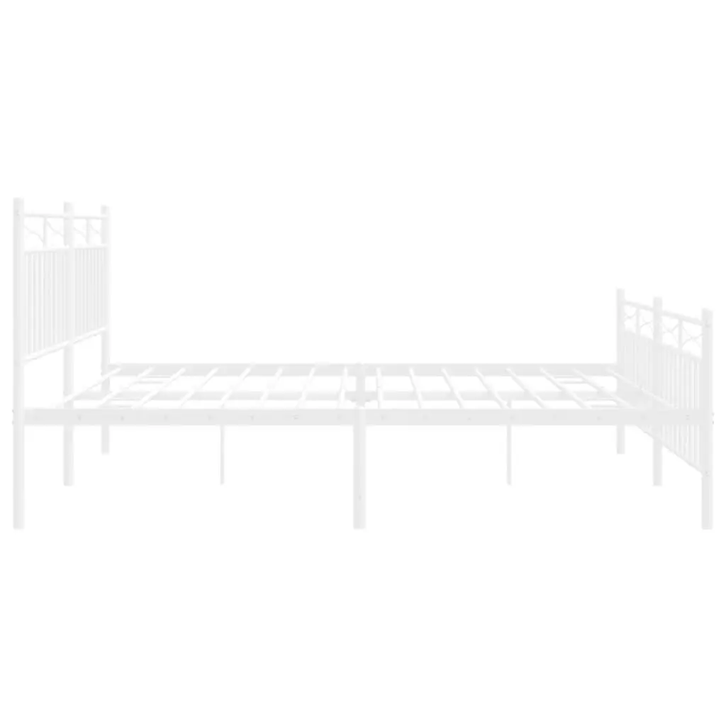 King Size Metal Bed Frame with Storage Space