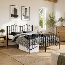 Practical Queen Metal Bed Frame for Everyday Use