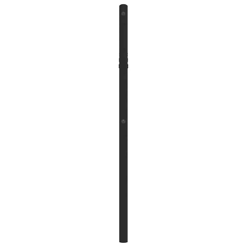 Metal Headboard 90cm Powder-Coated Steel Black Bedroom Furniture Replacement