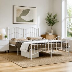 Versatile Metal Bed Frame 150x200 cm for Any Bedroom