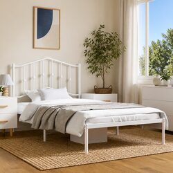 Practical Metal Bed Frame 135x190cm for Your Home
