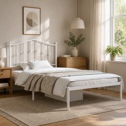 Practical Metal Bed Frame 135x190cm for Your Home