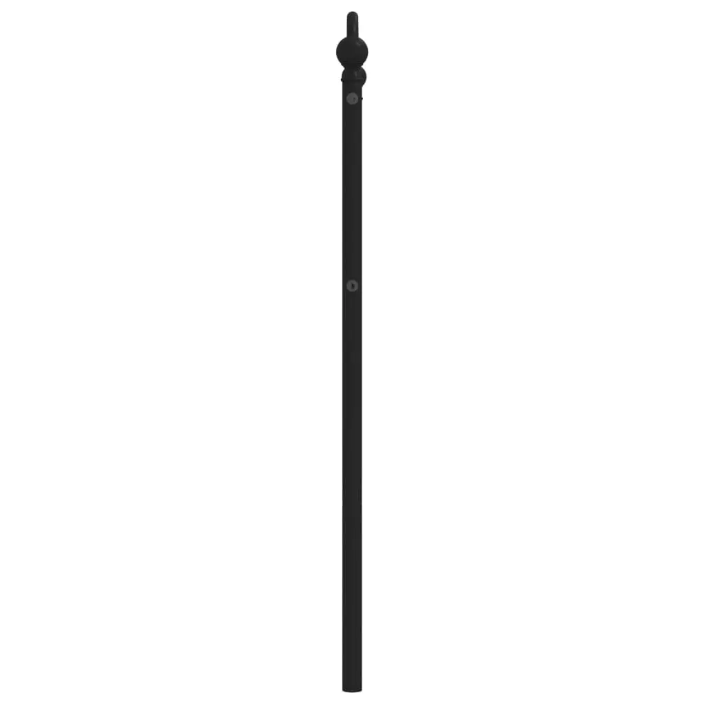 Black Metal Headboard 90 cm for Bedrooms