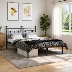 Practical Metal Bed Frame 135x190cm for Your Bedroom