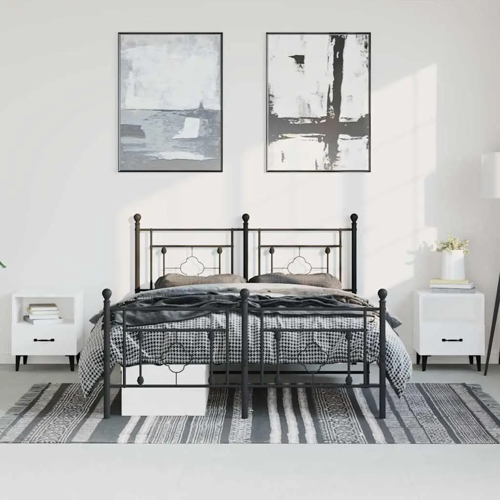 Metal Bed Frame 150x200 cm for Any Bedroom Setup