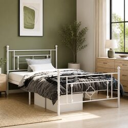 Practical Metal Bed Frame for Any Bedroom Setup