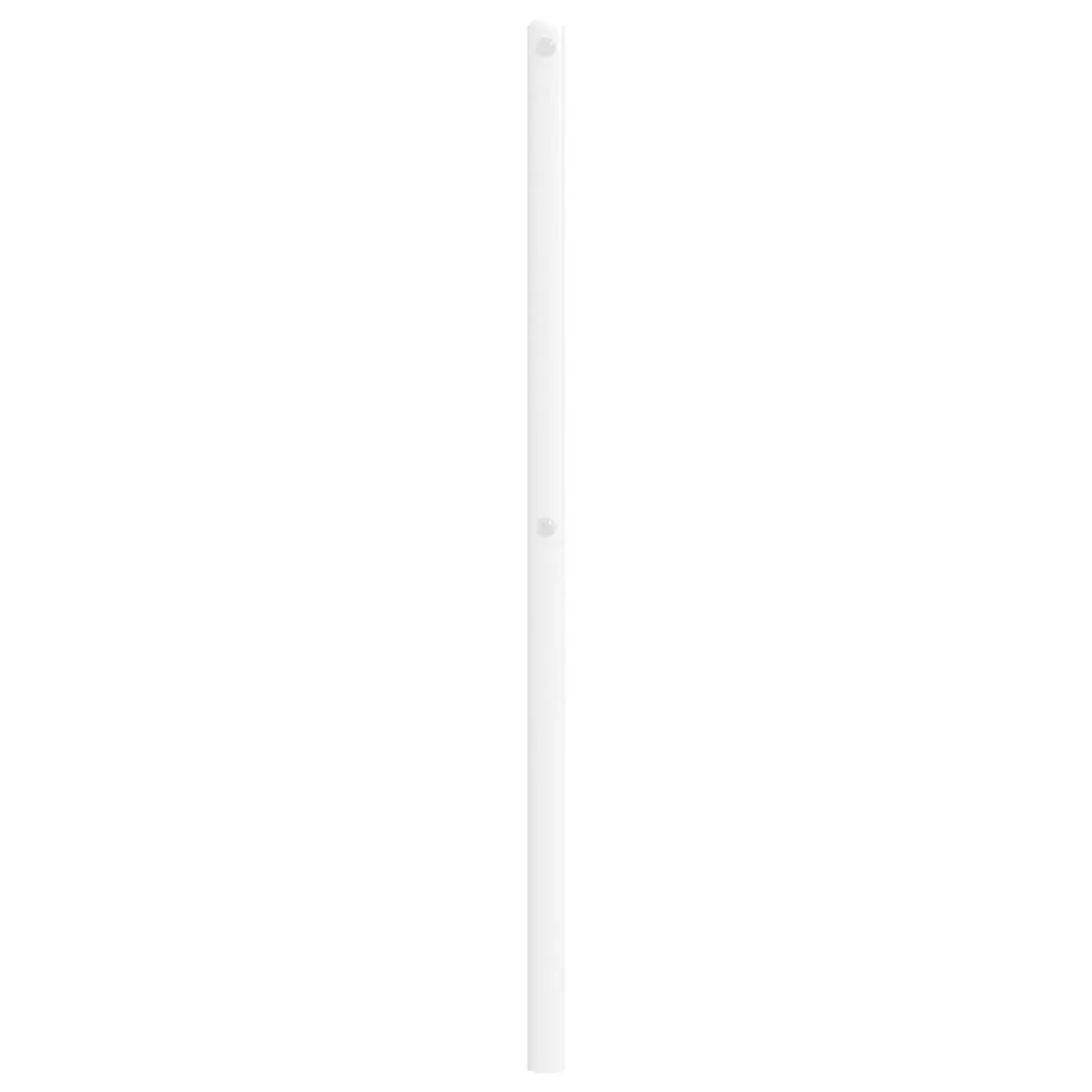 Metal Headboard Steel White 107cm Bedroom Furniture Sturdy Support