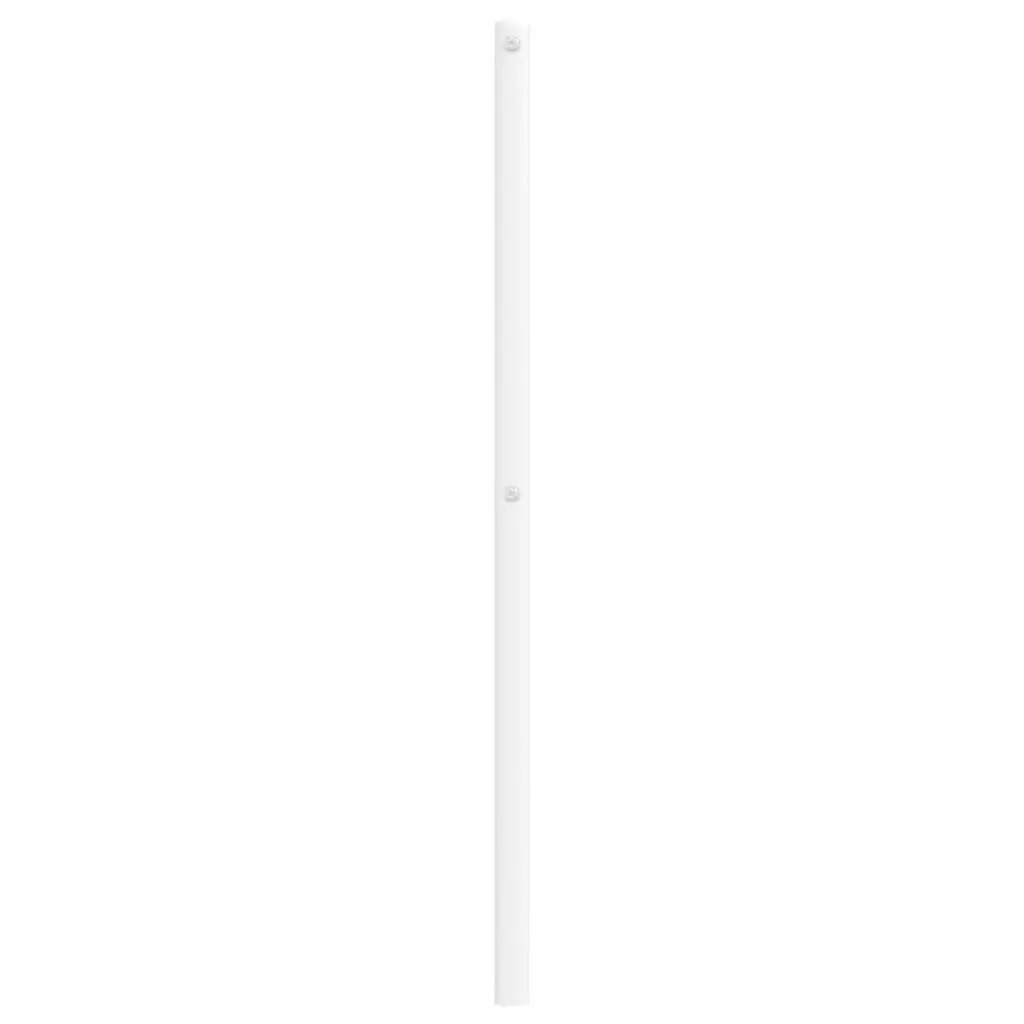 Metal Headboard 180cm White Bed Header Frame Bedroom Furniture